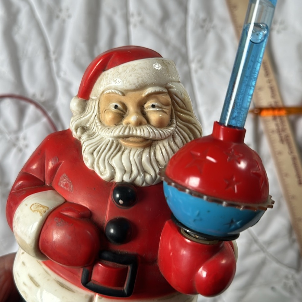 Vintage 1940's Royal Electric Christmas Santa Claus Holding C-7 Bubble Light. - Picture 16 of 16